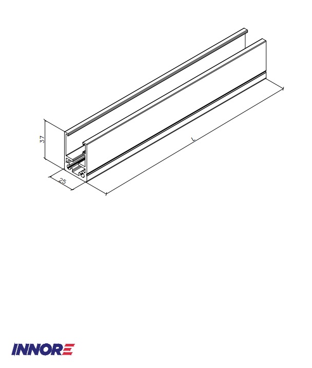 G-LINE PIIRDESÜSTEEMI KLAASILIIST KOOS TIHENDIGA - Image 3