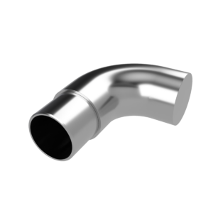 Stainless steel handrail end bend